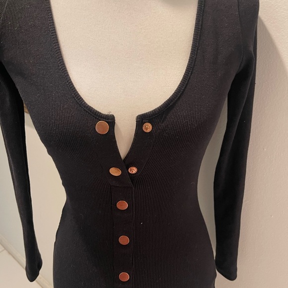 Fashion Nova Body-com Maxi Dress Rose Gold Snaps S - Picture 2 of 3